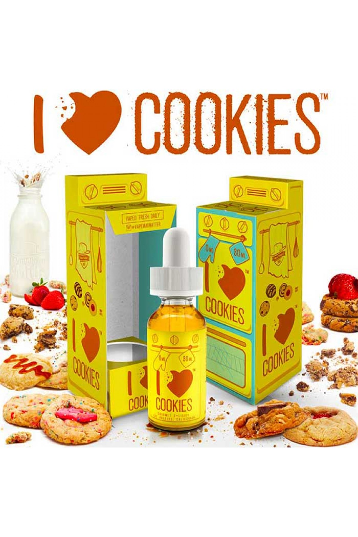 Mad Hatter - I Love Cookies Premium Elektronik Sigara Likiti (30 ml)