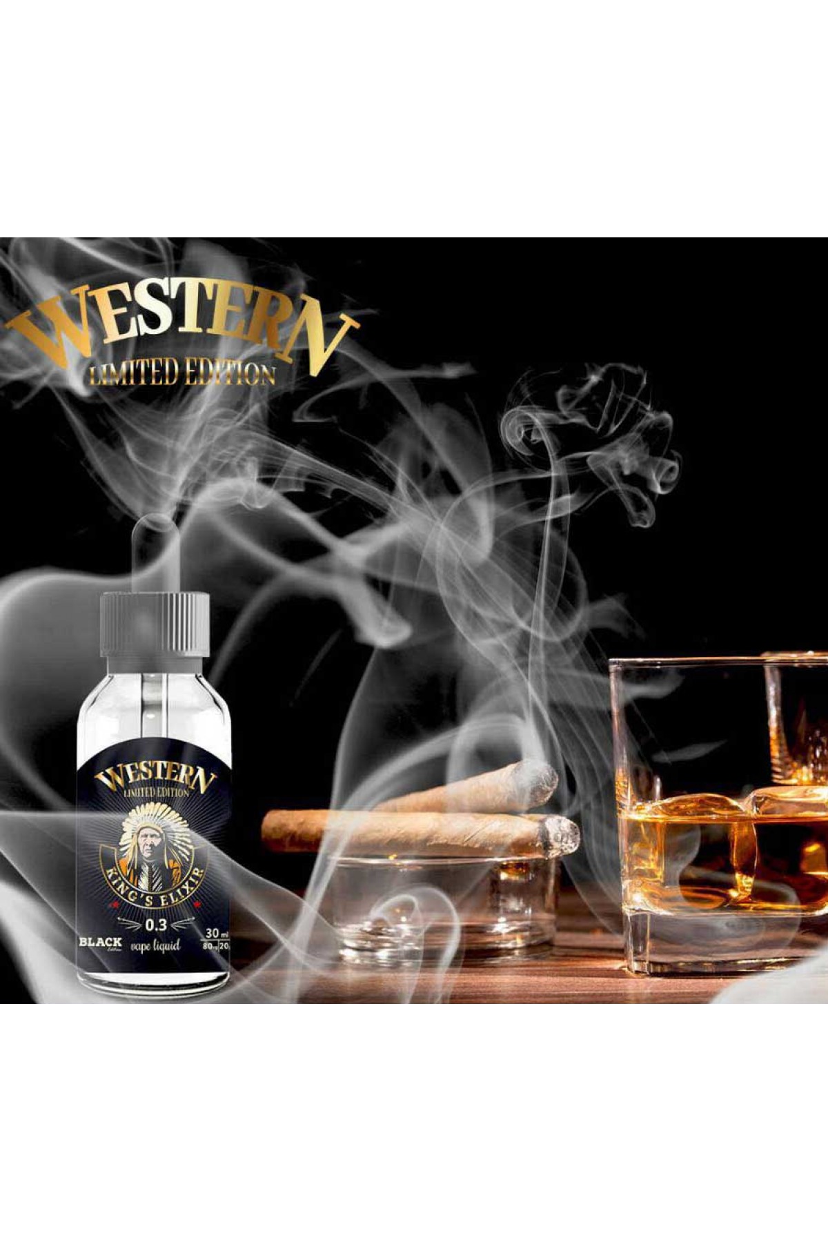 Western Black Edition - King\'s Elixir E Sigara Likit (30 ml)