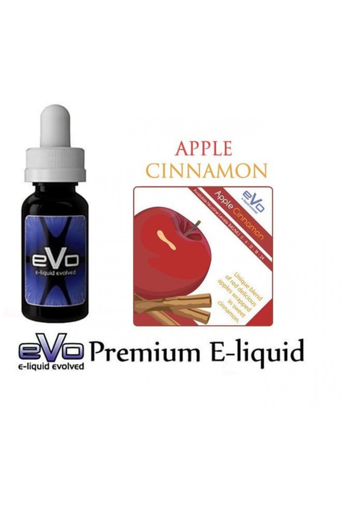 eVo Apple Cinnamon E Likit 30ml