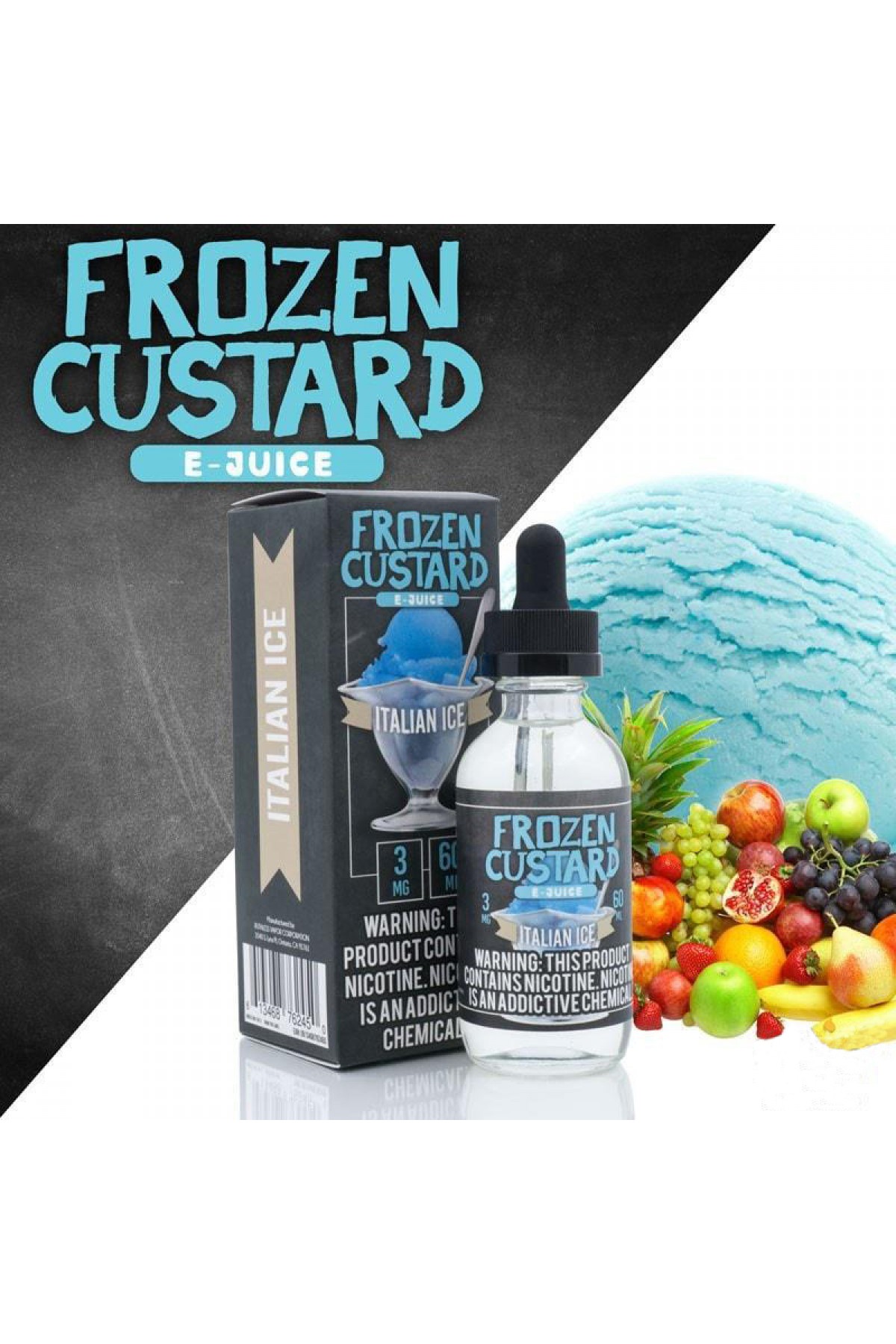 Frozen Custard Italian Ice Premium Likit 60ml