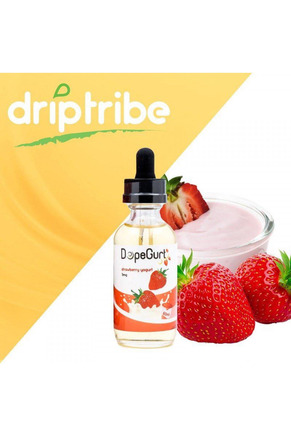 Dopegurt Strawberry Yogurt Premium Likit 60ml