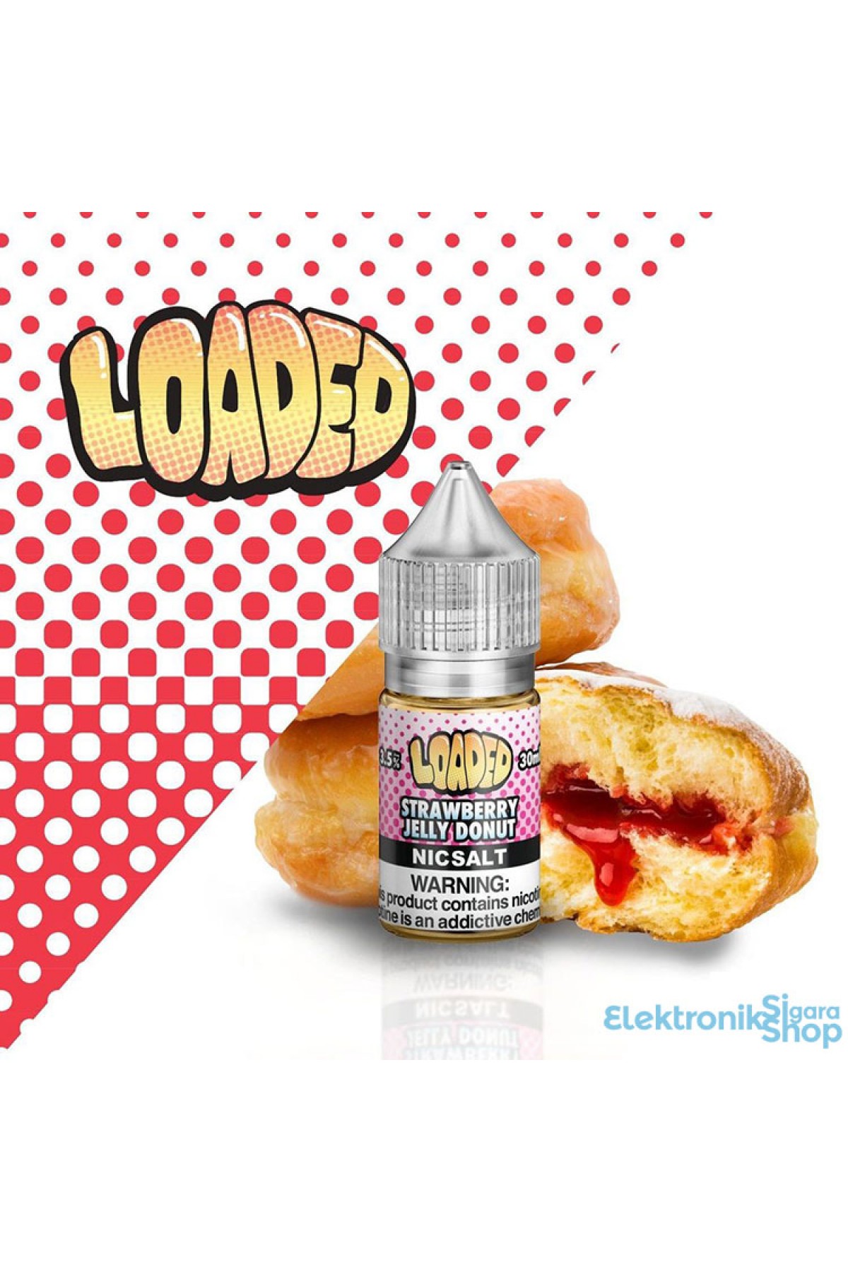 LOADED - Strawberry Jelly Donut Salt Likit (30ML)