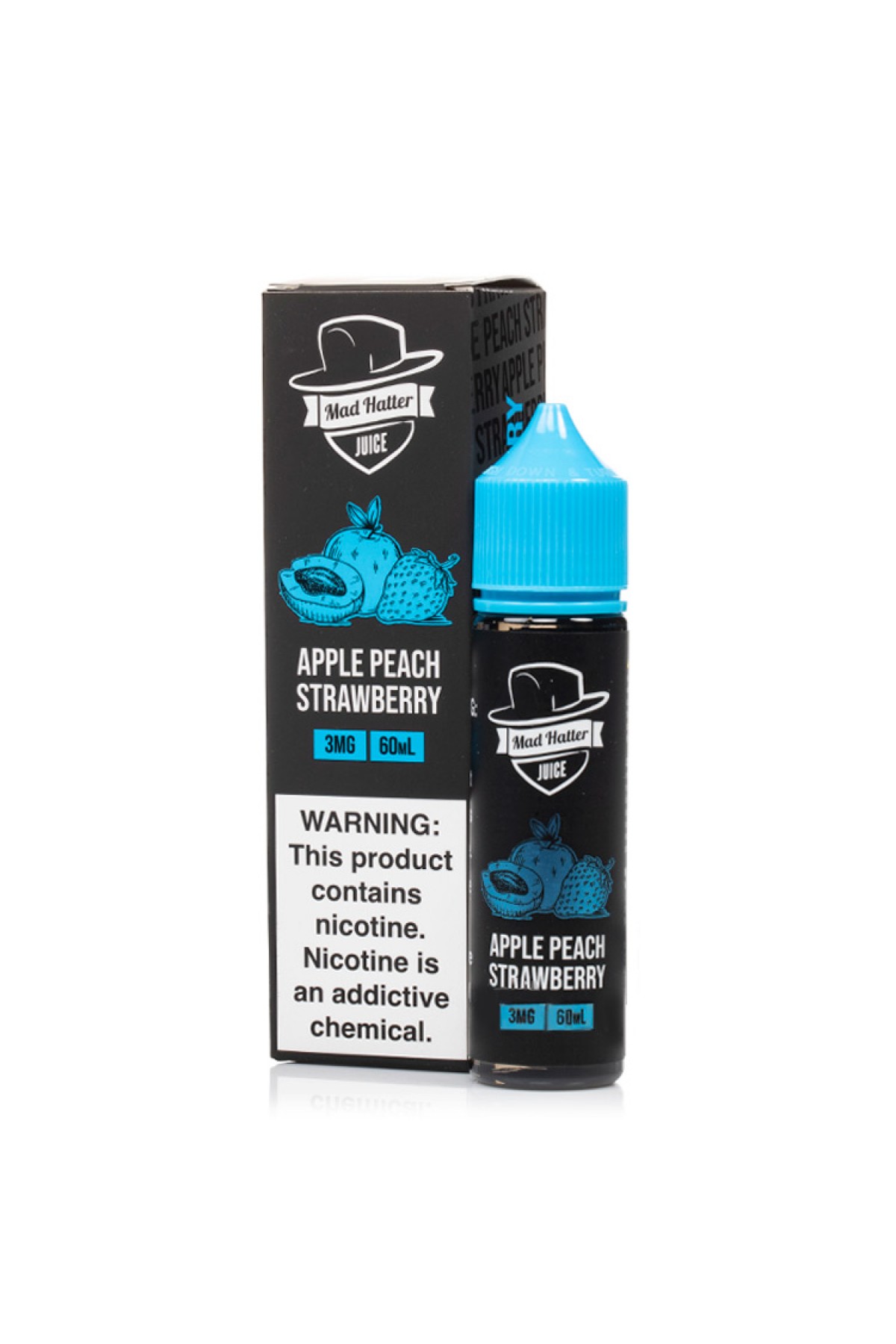 Mad Hatter Juice - Apple Peach Strawberry (60mL) E-Likit