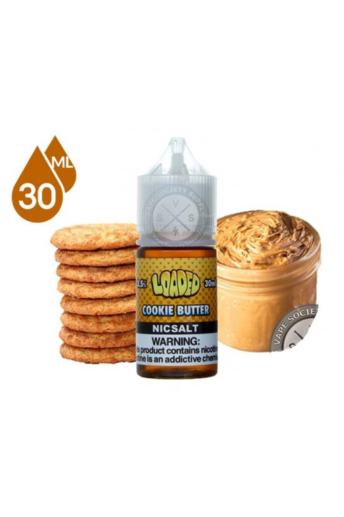 LOADED - Cookie Butter Salt Likit (30ML)