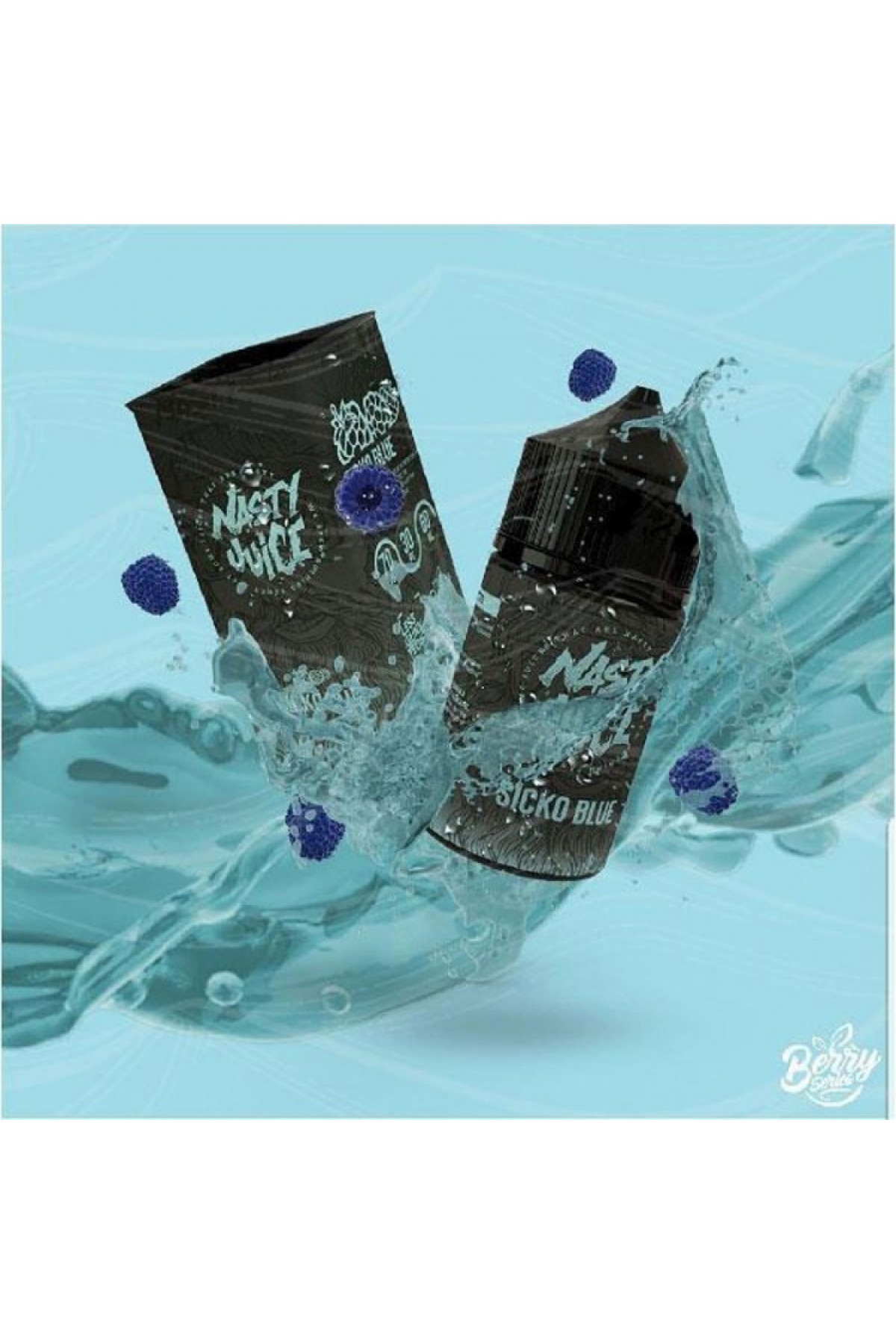 Nasty Juice "Berry Series" Sicko Blue Premium Likit 60ML (Ahududu, Hafif Nane)