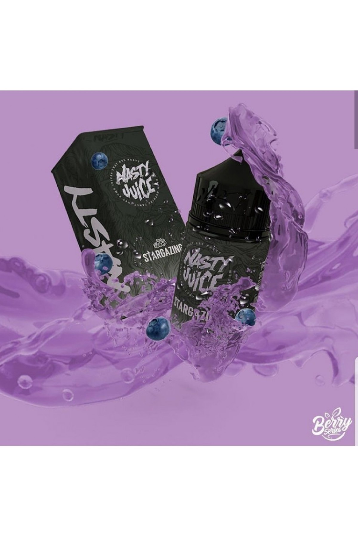 Nasty Juice "Berry Series" - Stargazing Premium Likit 60ML (Yaban mersini, Hafif Nane)