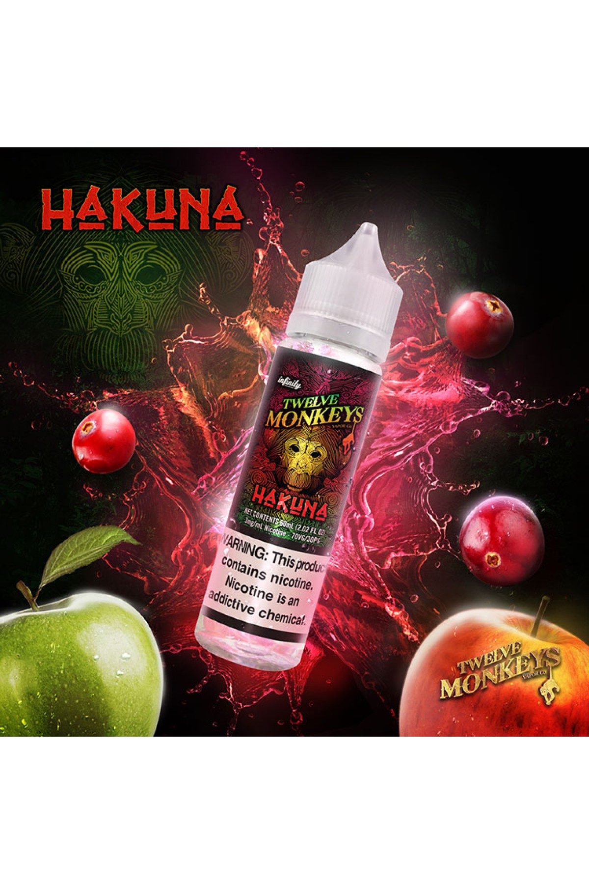 Twelve Monkeys Vapor - Hakuna (60ML) Premium Likit