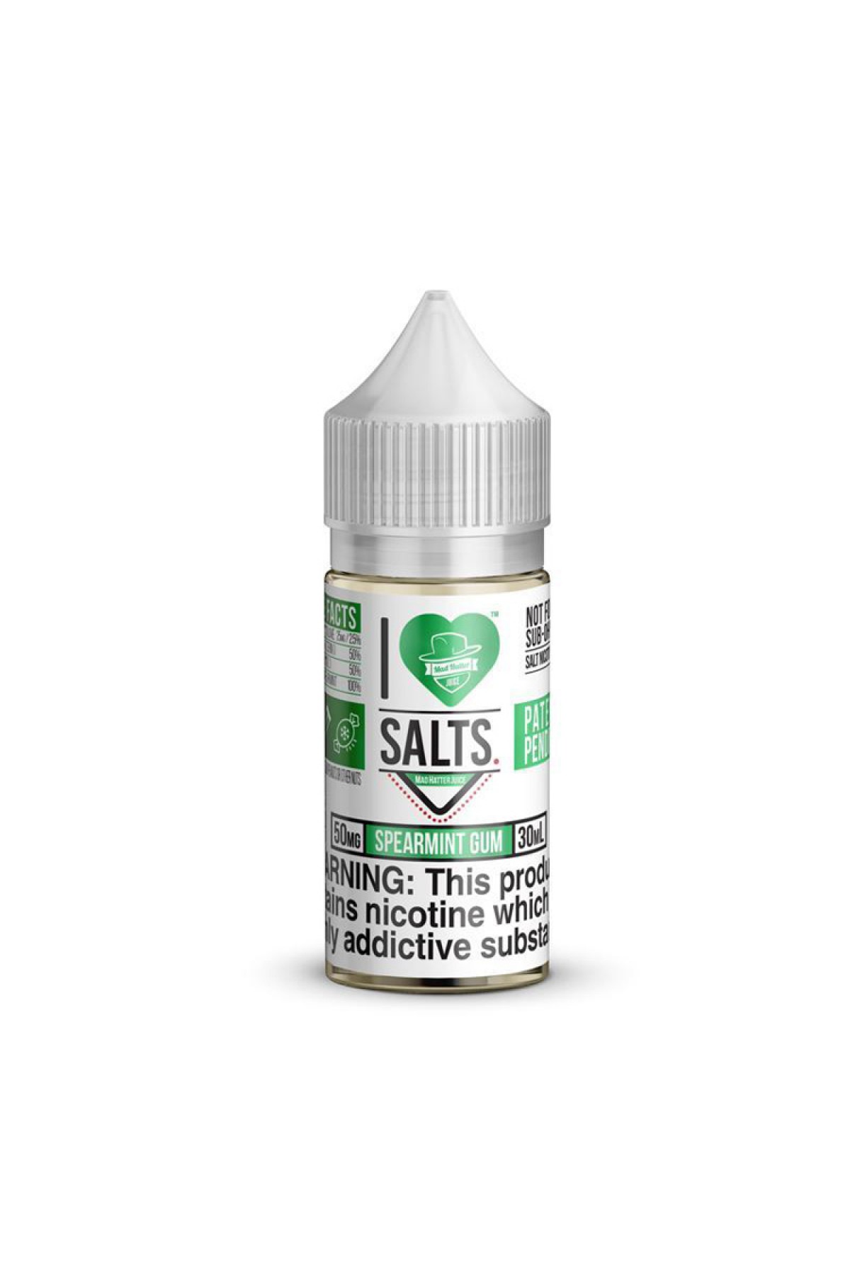 I Love Salts - Spearmint Gum Salt Likit (30ML)  