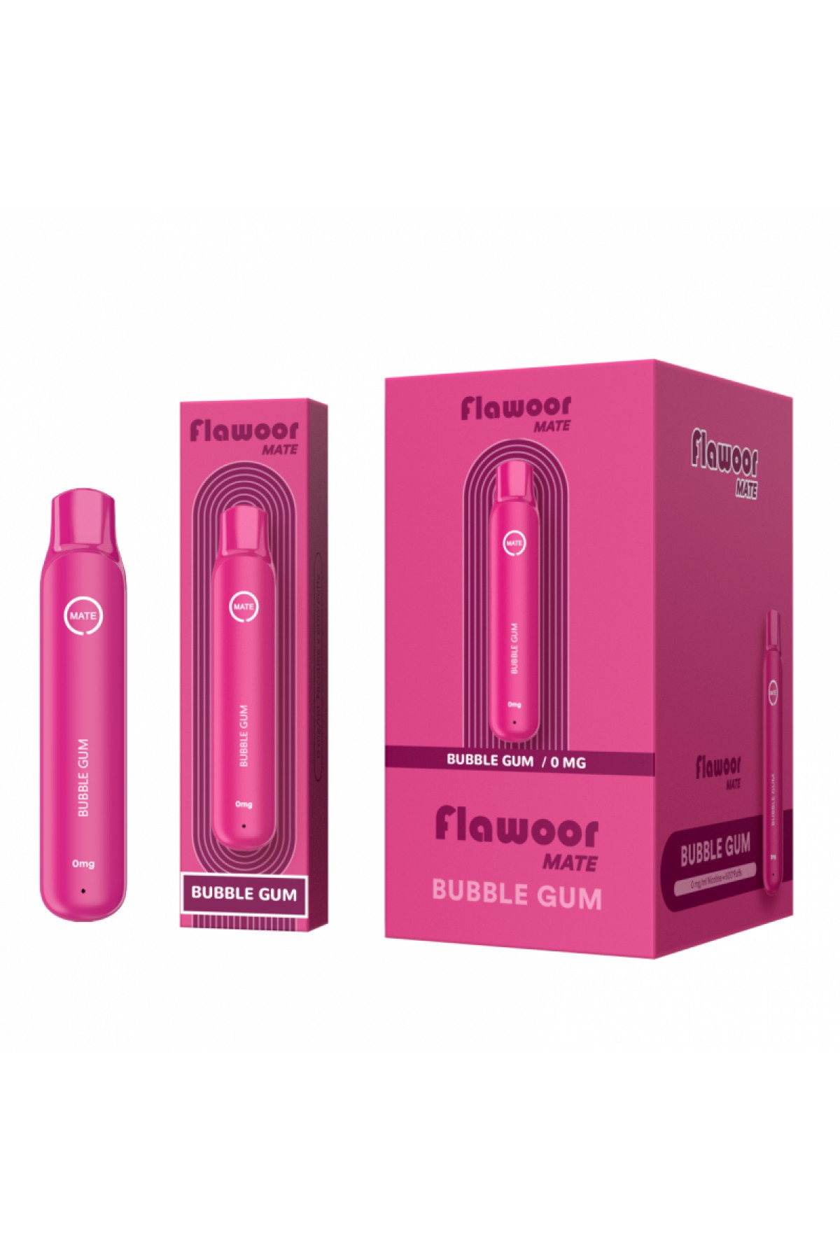 Flawoor Mate - Bubble Gum 600 Puff Kit
