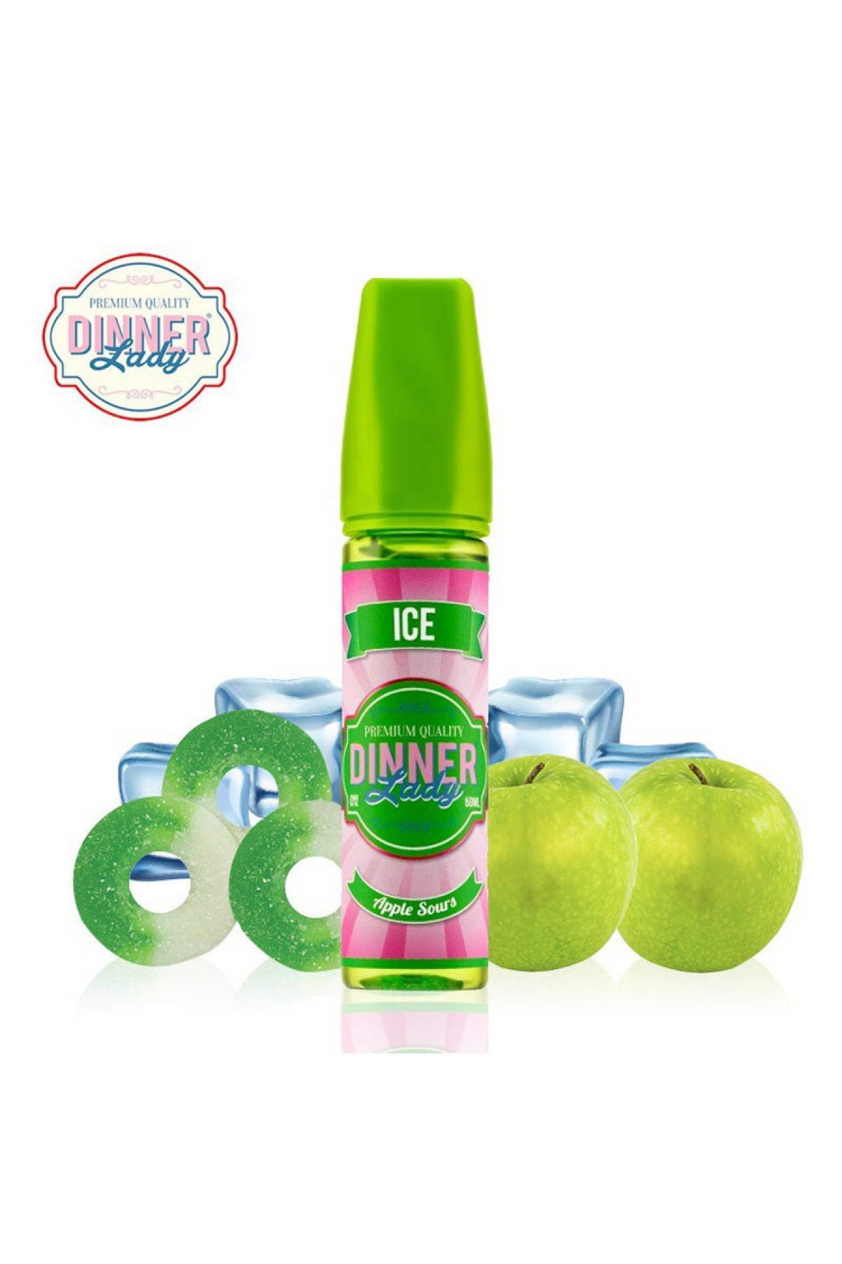 Dinner Lady - Apple Sours ICE (60ML) E-Likit