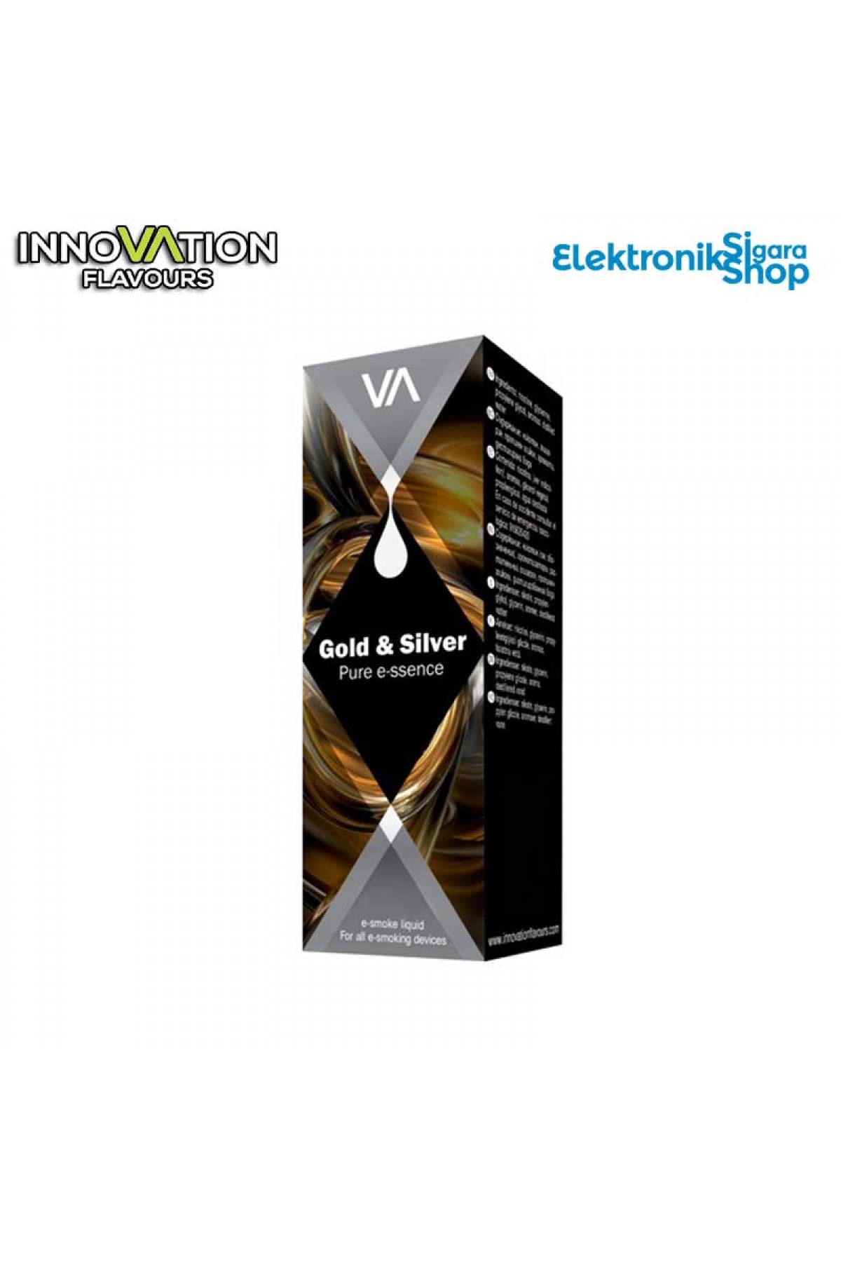 İnnovationBG - Gold & Silver Elektronik Sigara Likit (30 ml)