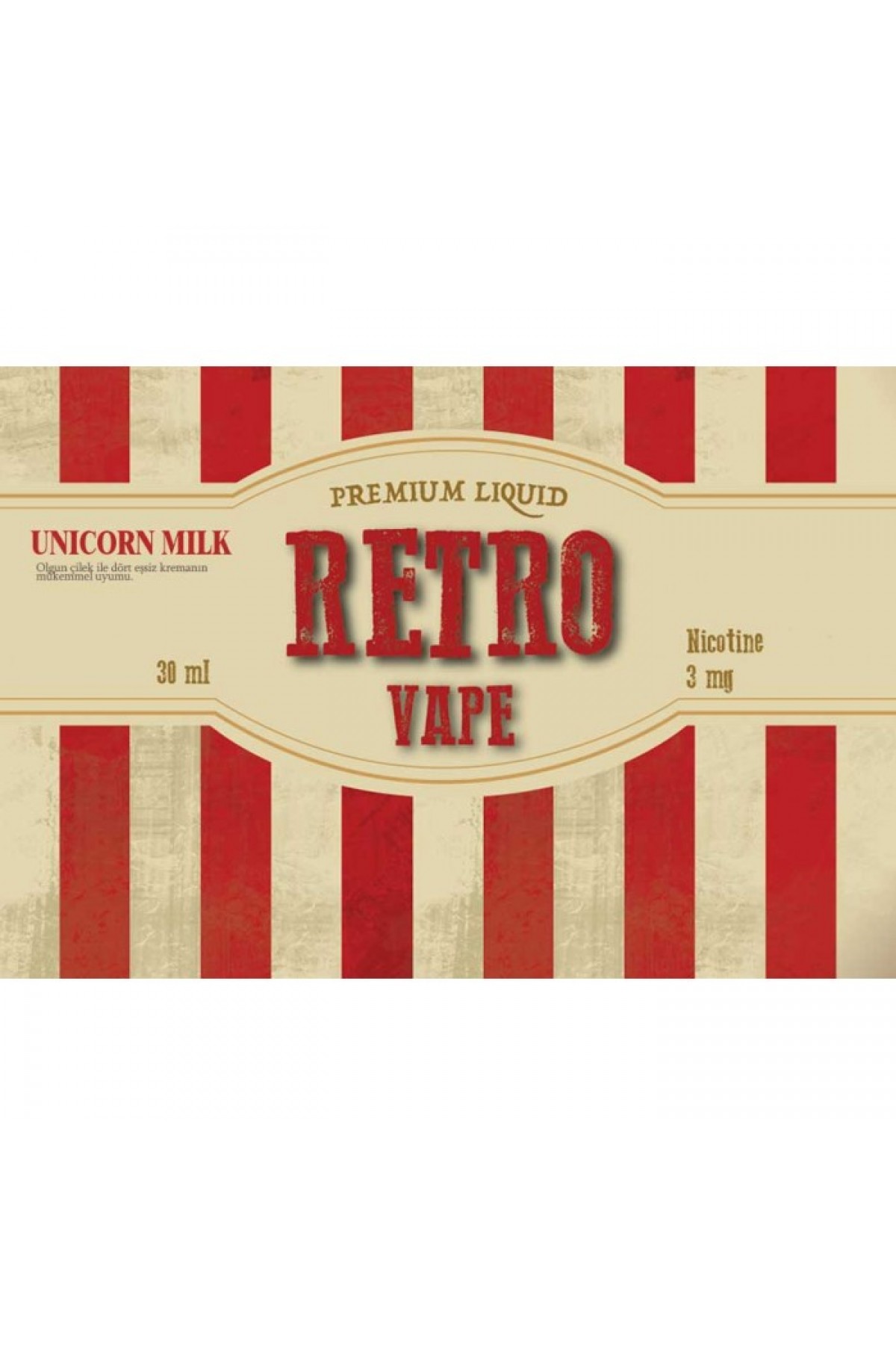 RetroVape Premium Unicorn Milk Elektronik Sigara Likit