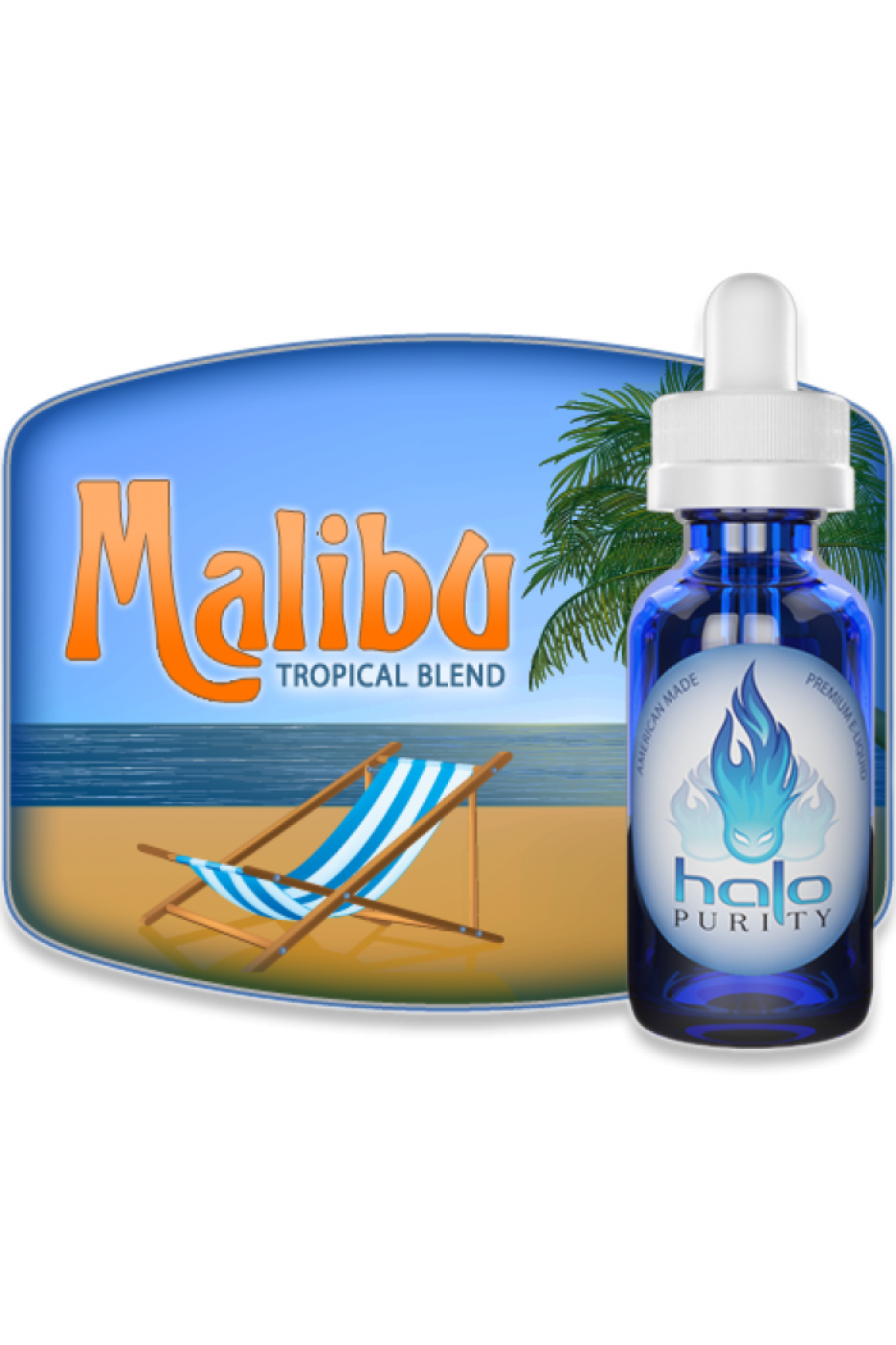 Halo Malibu Premium Elektronik Sigara Likit - 30 ML