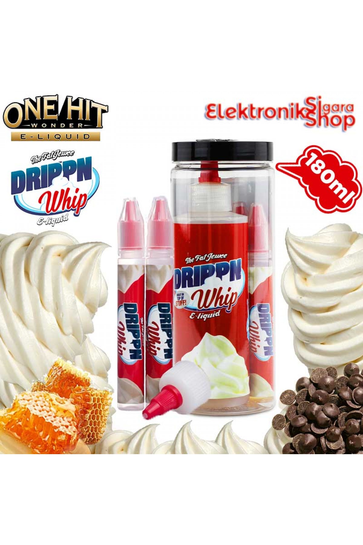 One Hit Wonder Drippin Whip Premium Elektronik Sigara Likiti (180ml)